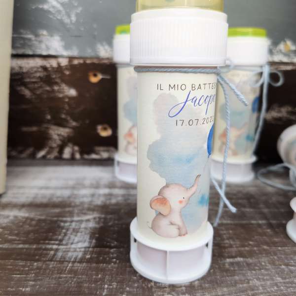 segnaposto bolle di sapone bambini ecofattoart